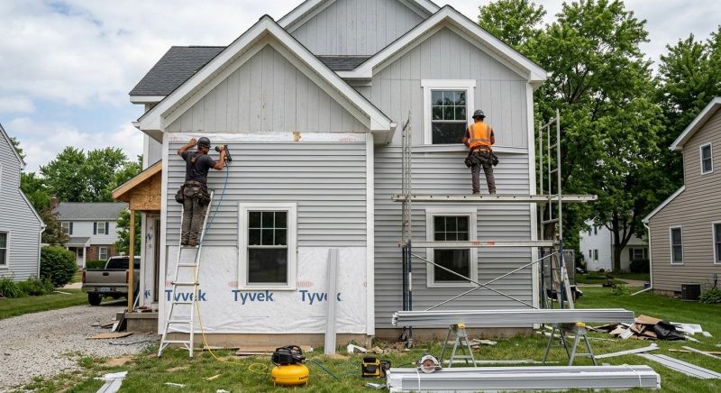 Our team working on Concrete Installation projects in St Louis, MO