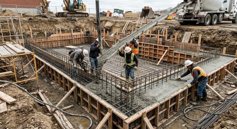 Basement Concrete Installation in Ballwin, MO
