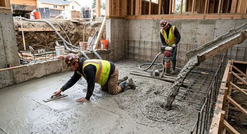 Basement Concrete Installation in High Ridge, MO