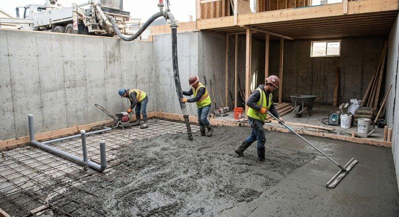 Basement Concrete Pouring in St Louis, MO