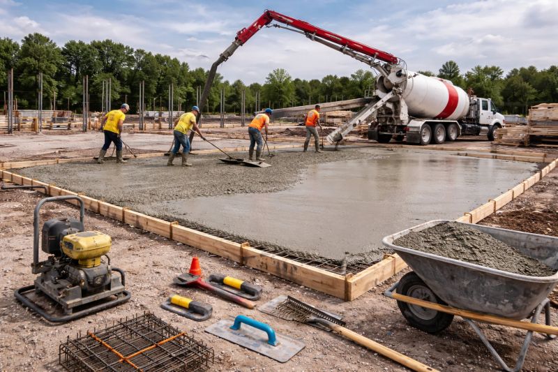 Commercial Slab Construction in Grover, MO