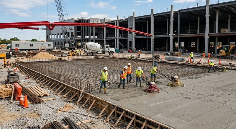 Commercial Slab Construction in Saint Peters, MO