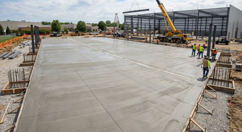 Commercial Slab Installation in Ballwin, MO