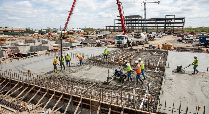Commercial Slab Installation in Ballwin, MO