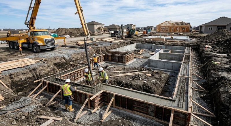 Concrete Foundation Installation in Ballwin, MO