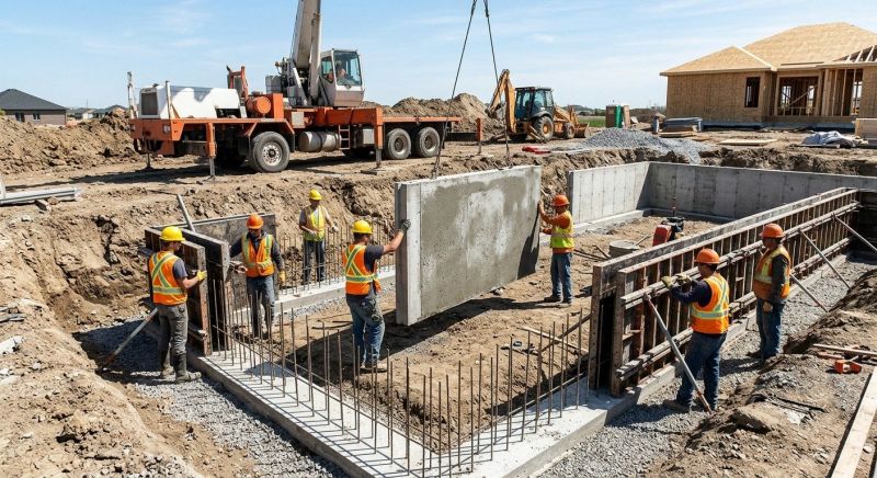 Foundation Wall Pouring in Ballwin, MO