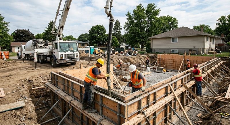 Foundation Wall Pouring in Chesterfield, MO